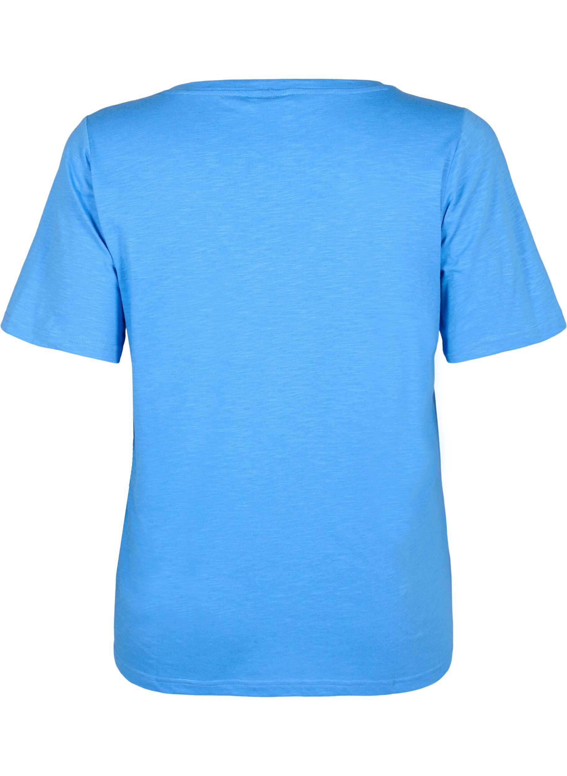 Kortærmet basis t-shirt med v-hals