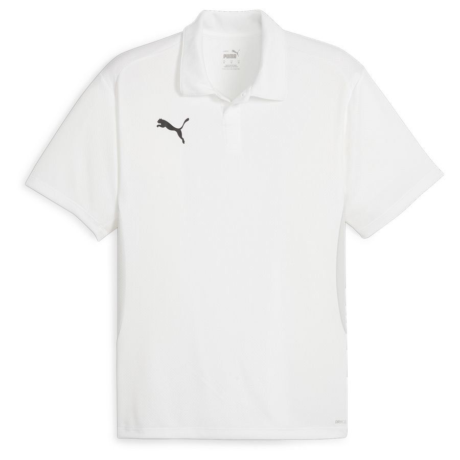 PUMA Polo teamGOAL - Blanc/Noir/Gris