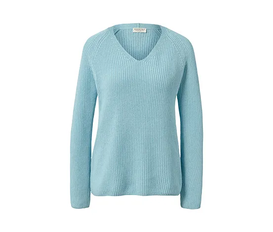 Strickpullover, hellblau