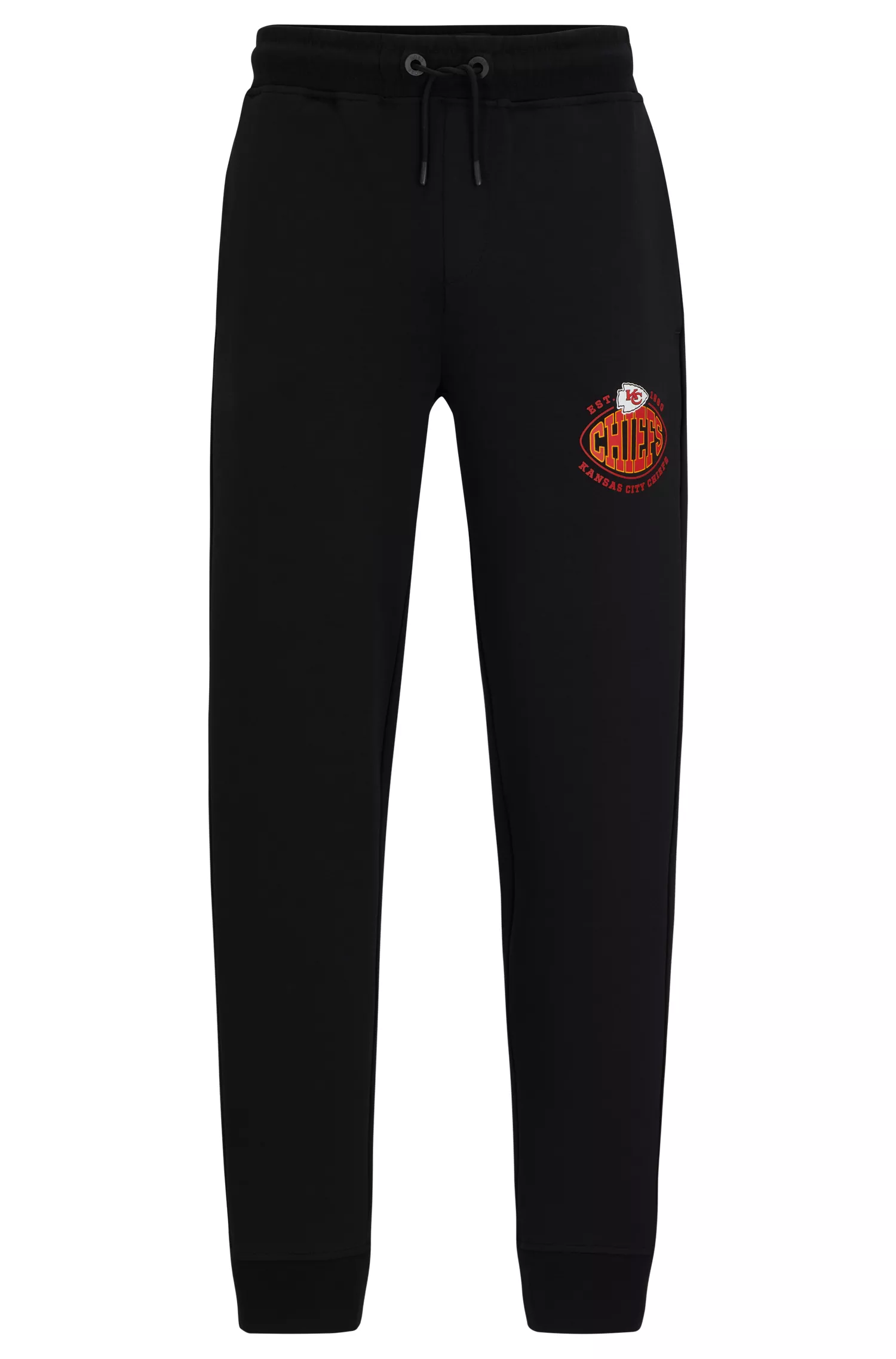 Calça de fato de treino BOSS Orange-BOSS x NFL em mistura de algodão com detalhes da colaboração.