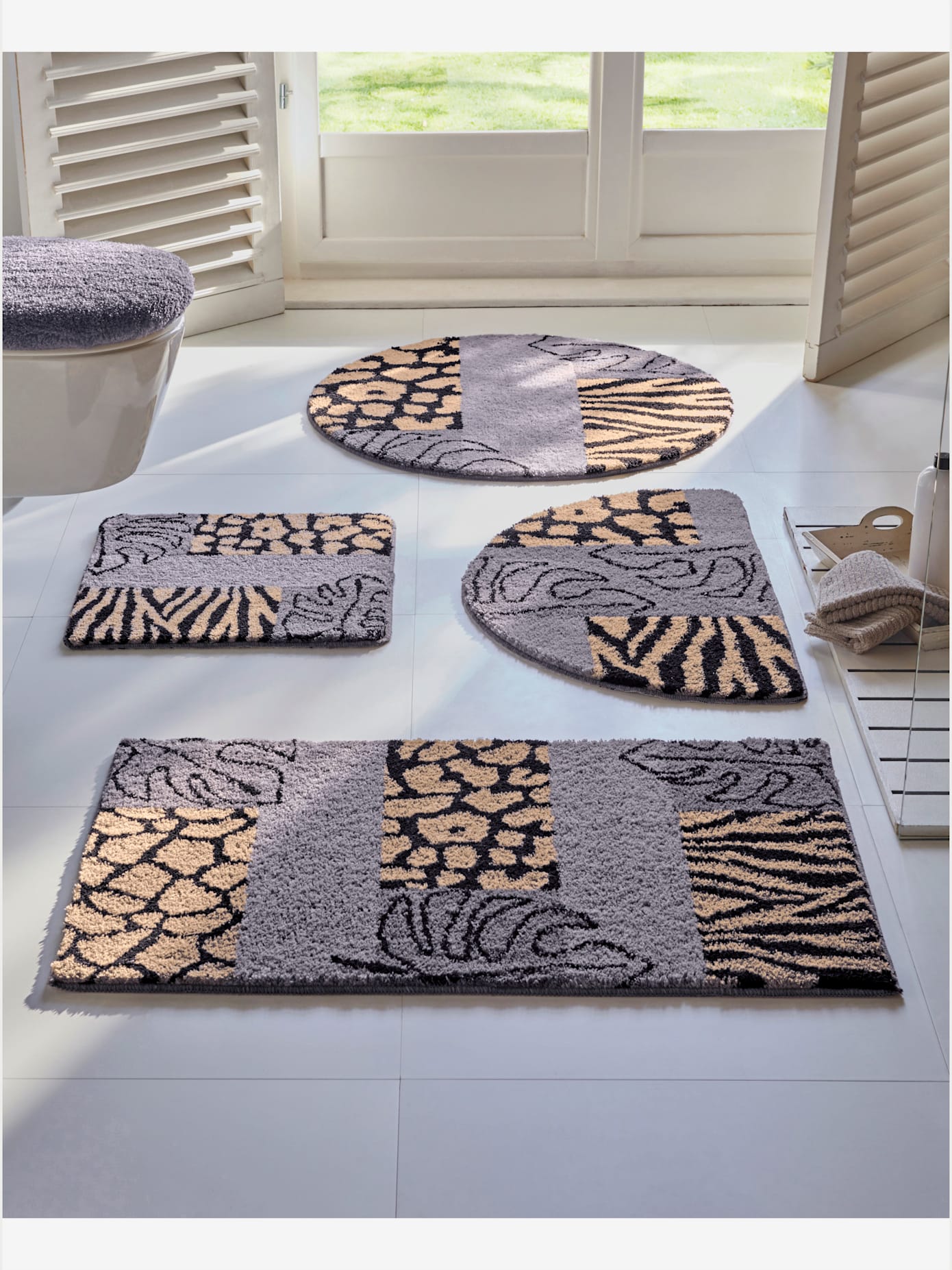 Tapis de bain acrylique facile d'entretien