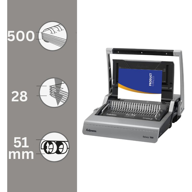 Relieuse Fellowes Galaxy manuelle