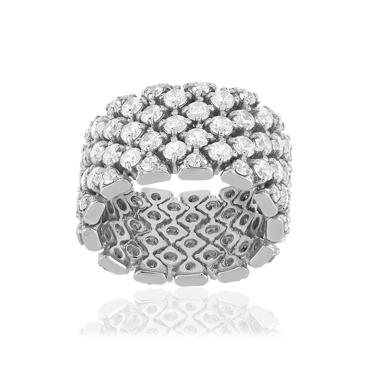 Bague argent 925 zirconias