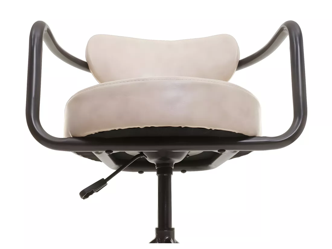 Tabouret de bar MCW-H10f, vintage beige