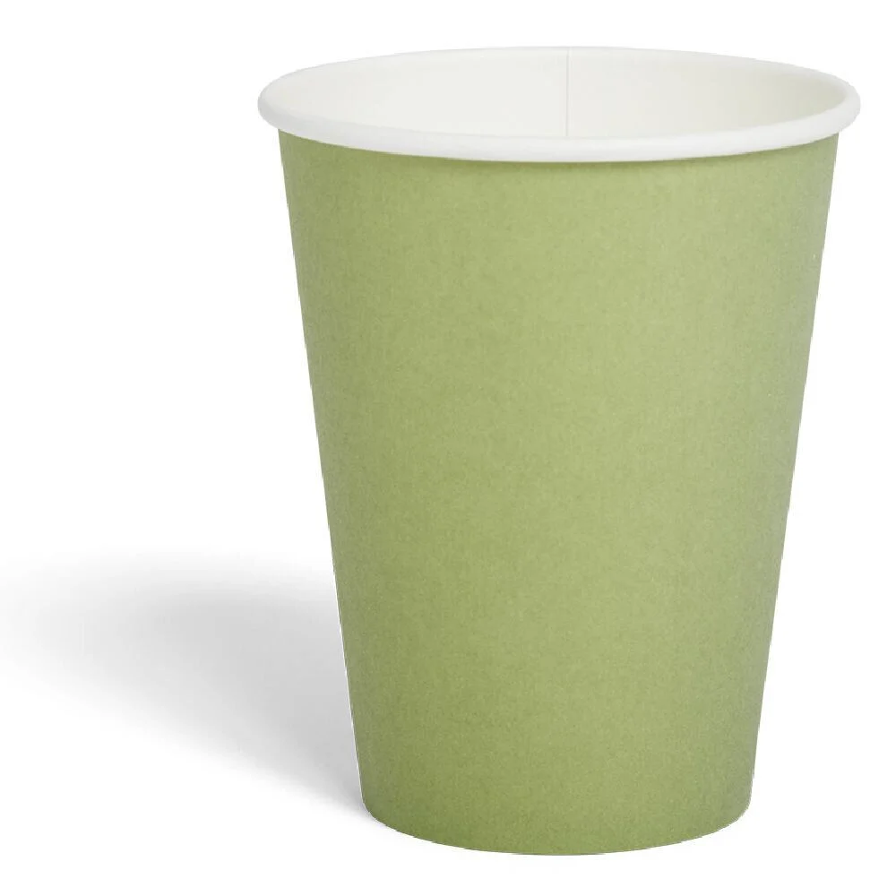 Gobelet en carton 36cl Vert olive x12