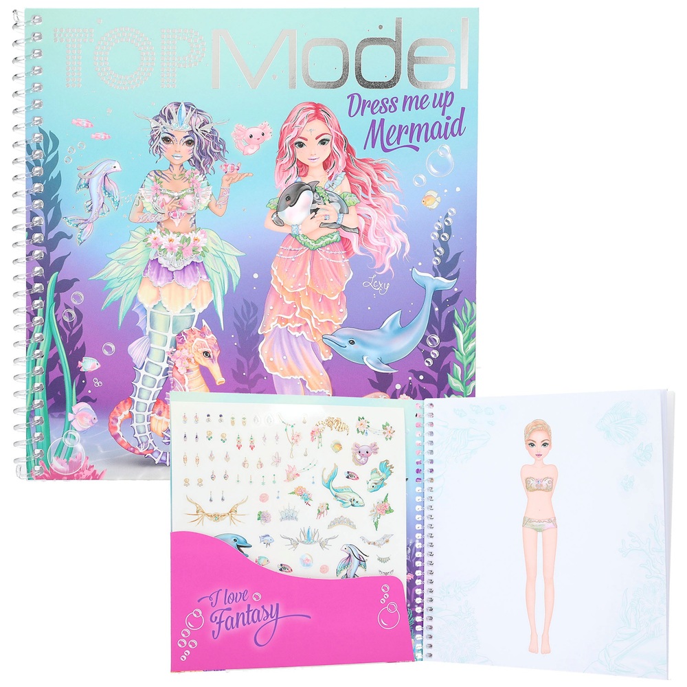 TOPModel Anzieh-Stickerbuch Meerjungfrau