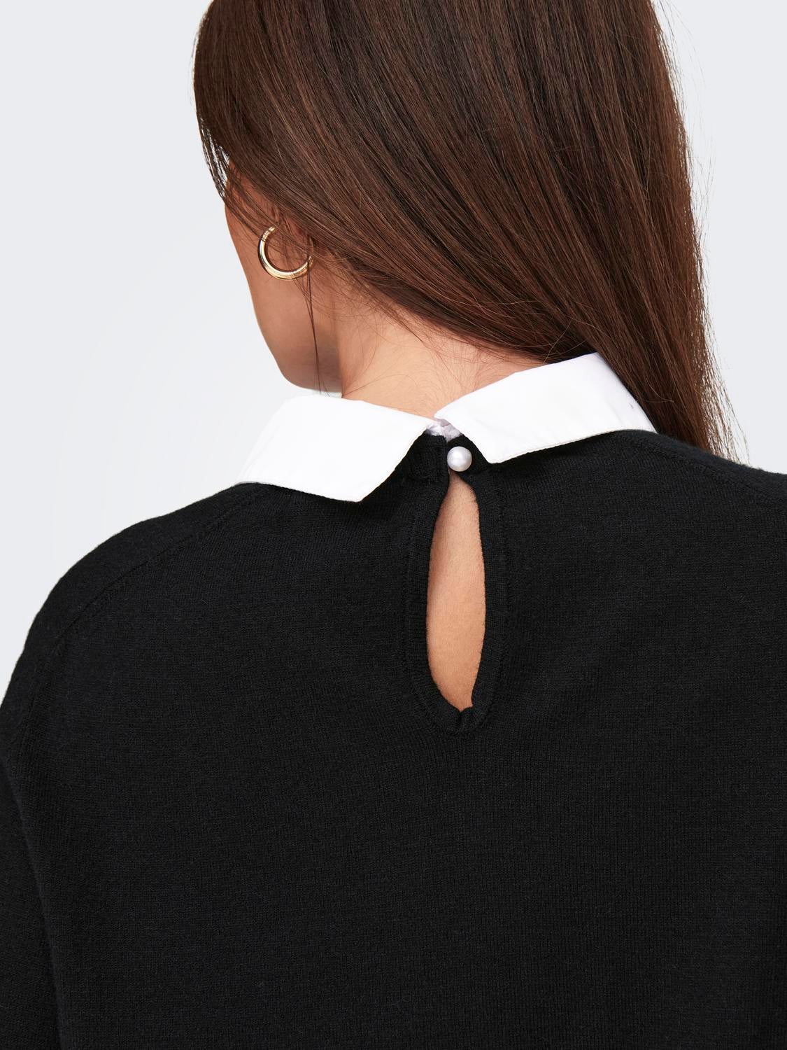 ONLANGIE Strickpullover Black