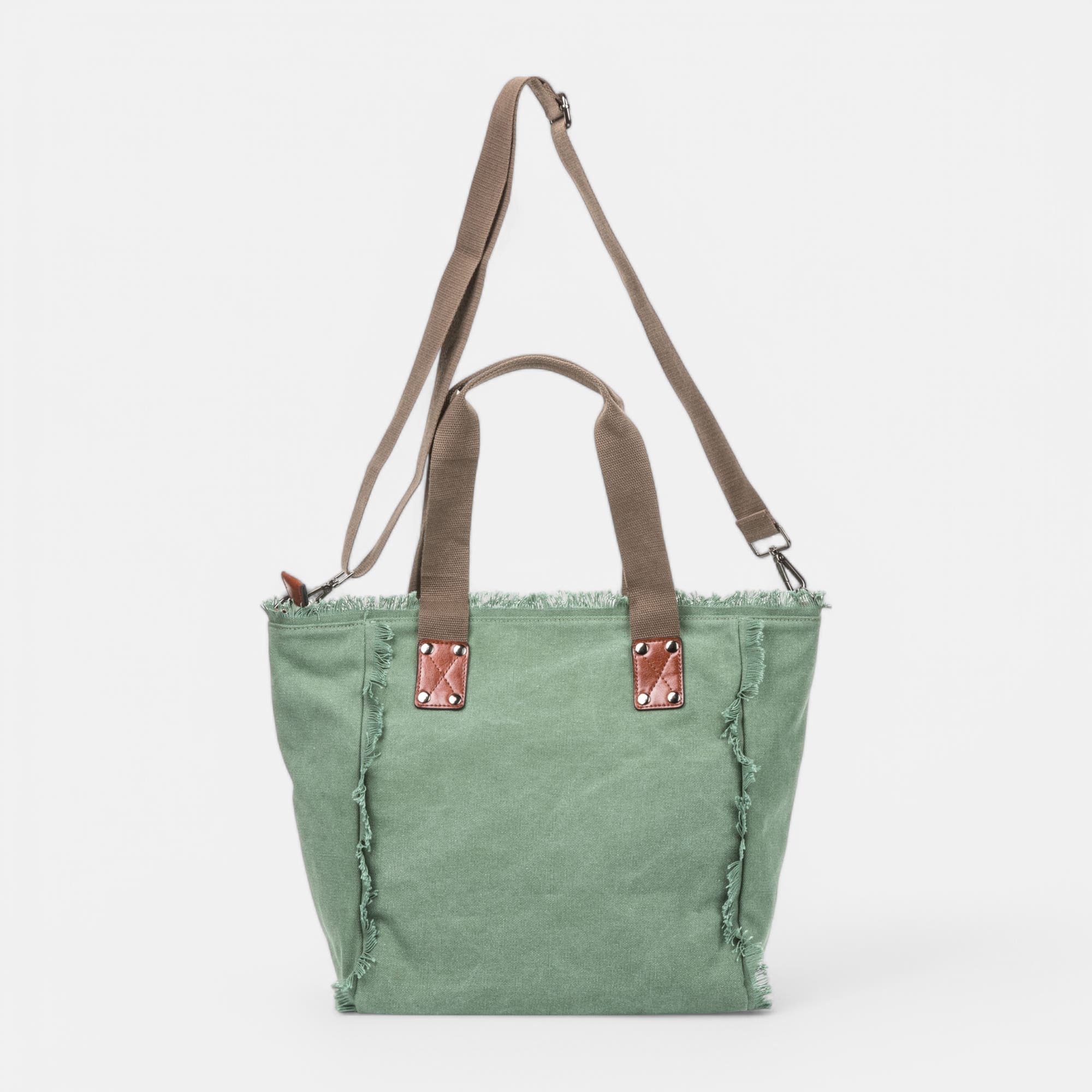 Sac de shopping vert