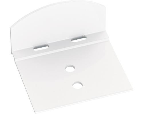 Gutta eindkappen 10 mm aluminium wit 62 mm x 56 mm x 35 mm Verpakking = 2 stuks