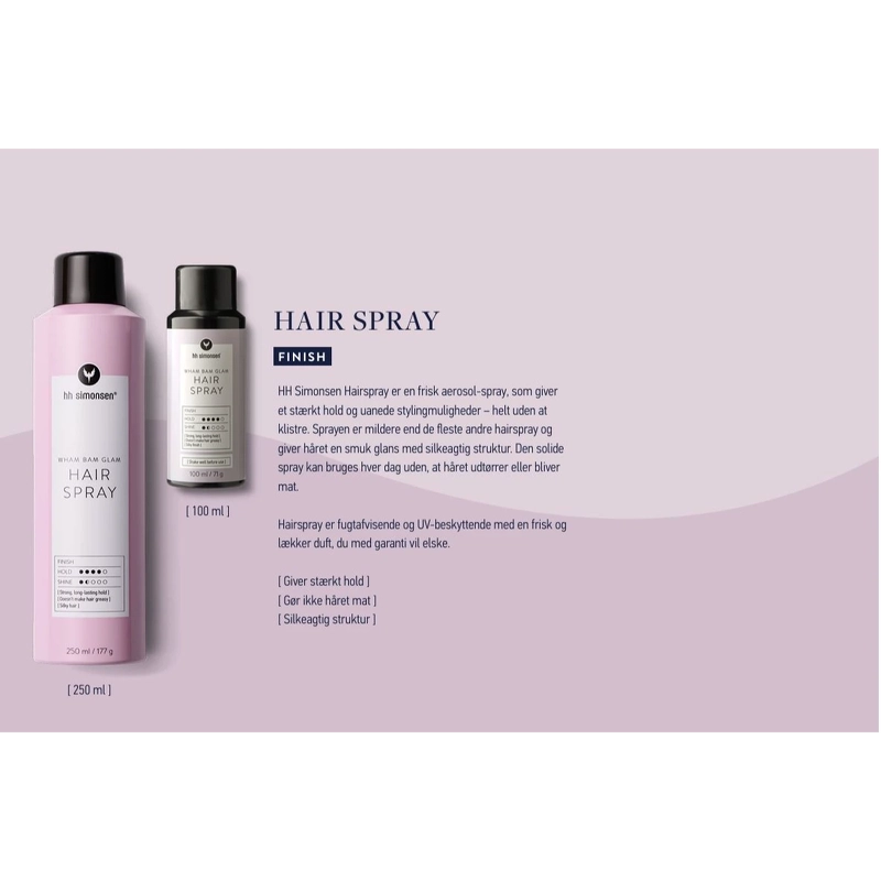 HH Simonsen Hairspray 100 ml
