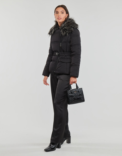 Guess - MARISOL SHORT BELTED JACKET - Noir