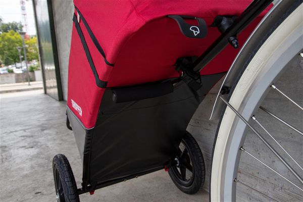 VELOSHOPPER Einkaufswagen  rot
