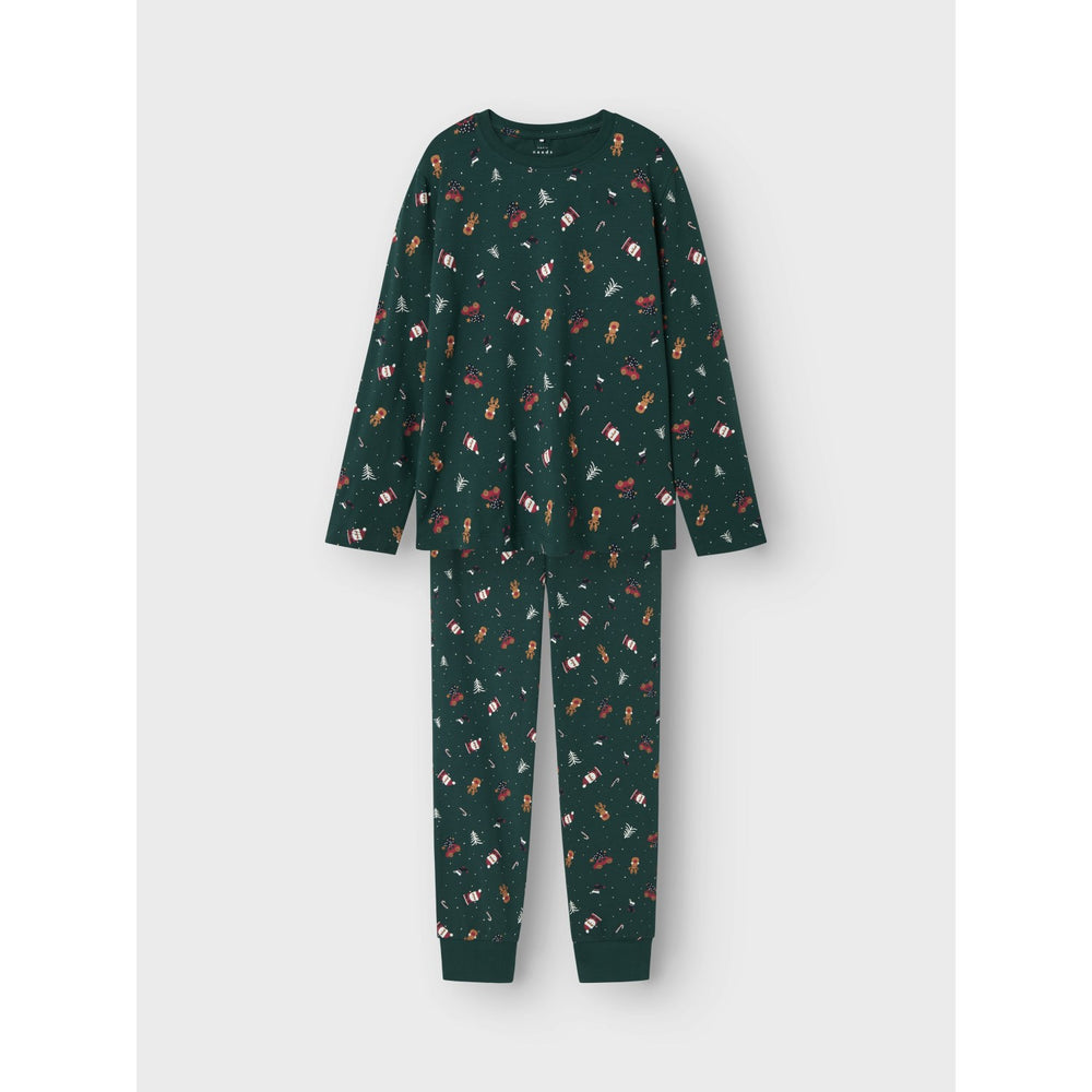 Køb Name It Botanical Garden Christmas Elements Vismas Pyjamas