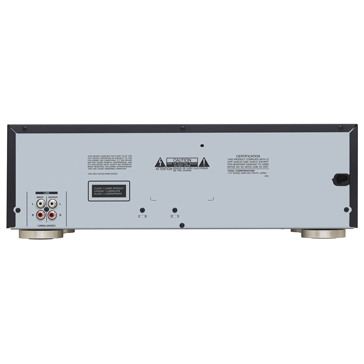 Teac AD-850-SE CD og kassettspiller (sort)