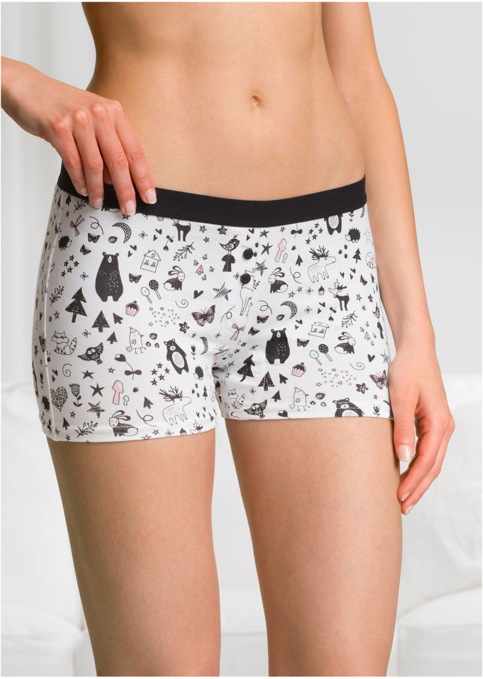 Lot de 4 boxers femme