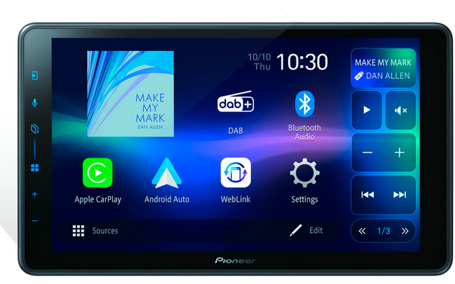 Pioneer SPH-EVO98DAB-C-D8 Mediacenter passend für Fiat Ducato 8 / 9 / 10 und baugleiche Fahrzeuge