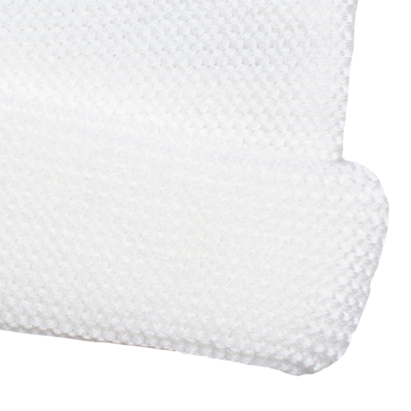 Mütze Merinowolle wollweiss