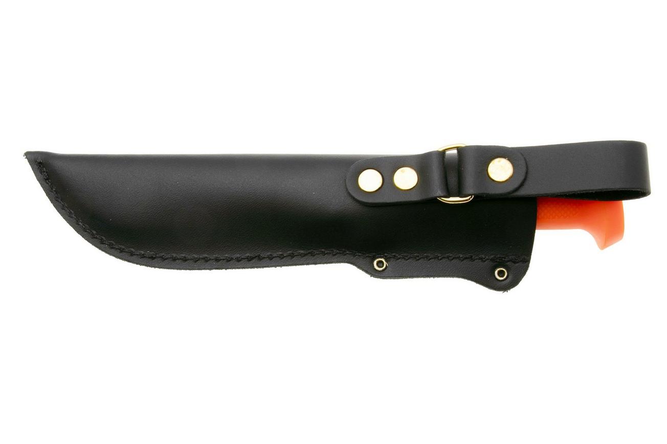 Marttiini Martef Big Game 390024T Stainless, Orange Rubber, vaststaand mes
