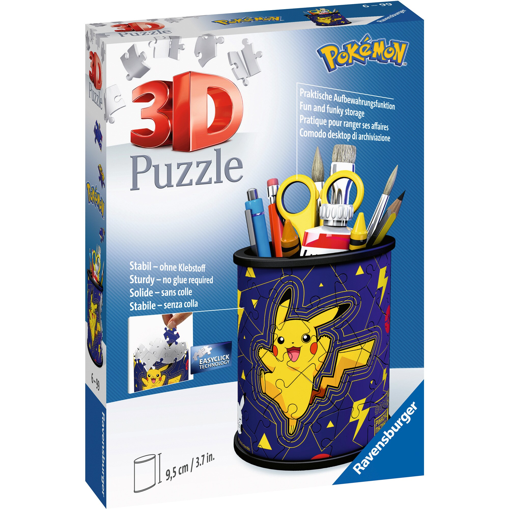 Ravensburger Puzzle 3D Puzzle Utensilo Pokémon