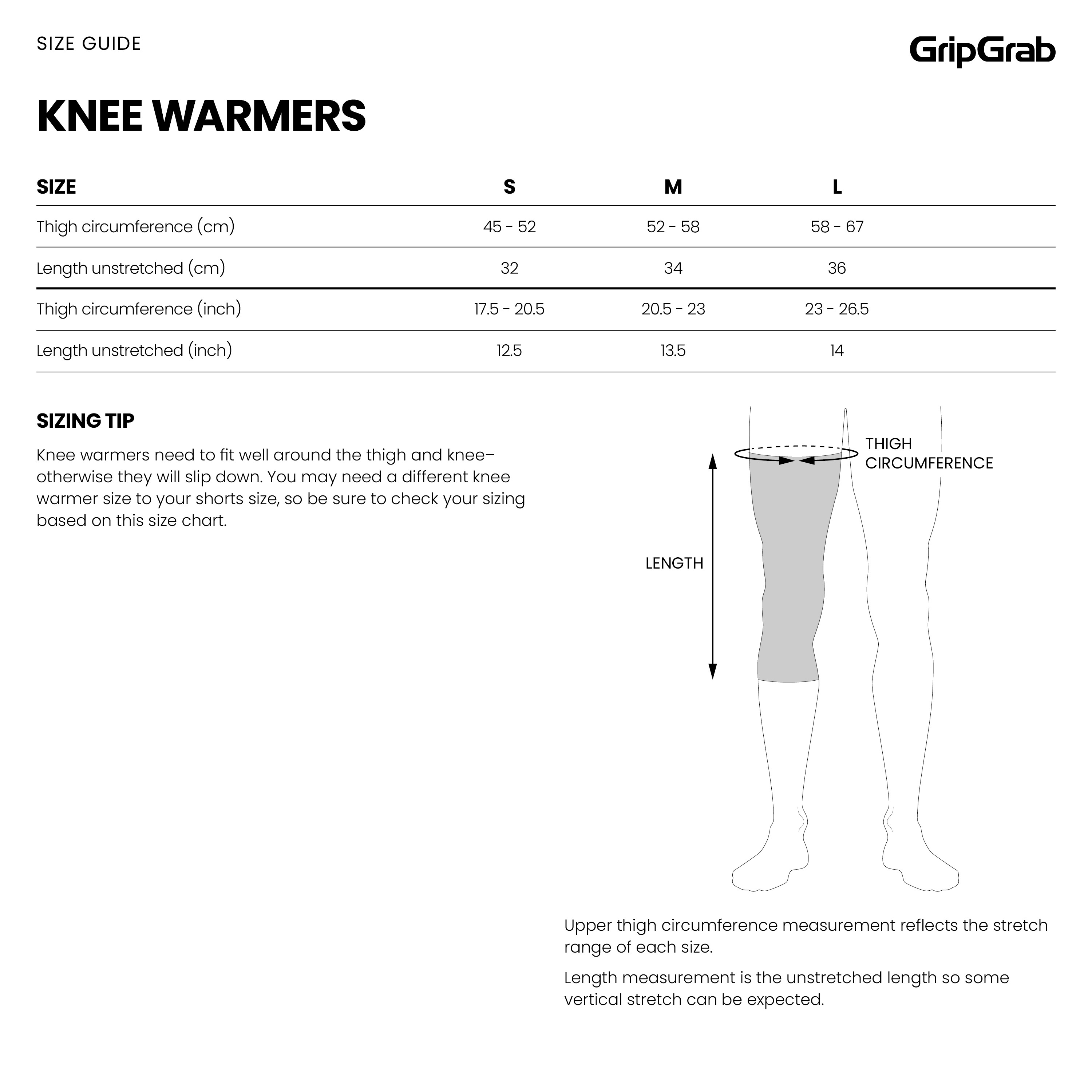 PACR Thermal Knee Warmers