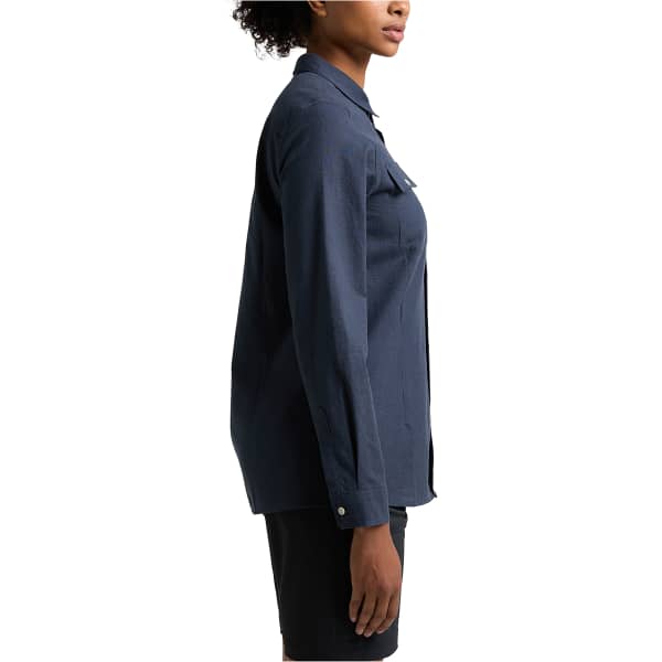 Chemise randonnée HAGLÖFS HAGLOFS CURIOUS HEMP SHIRT W TARN BLUE