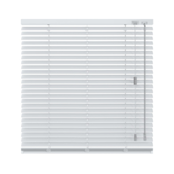 KARWEI aluminium jaloezie draaikiepraam 28419 zijdeglans zilver 25 mm op maat