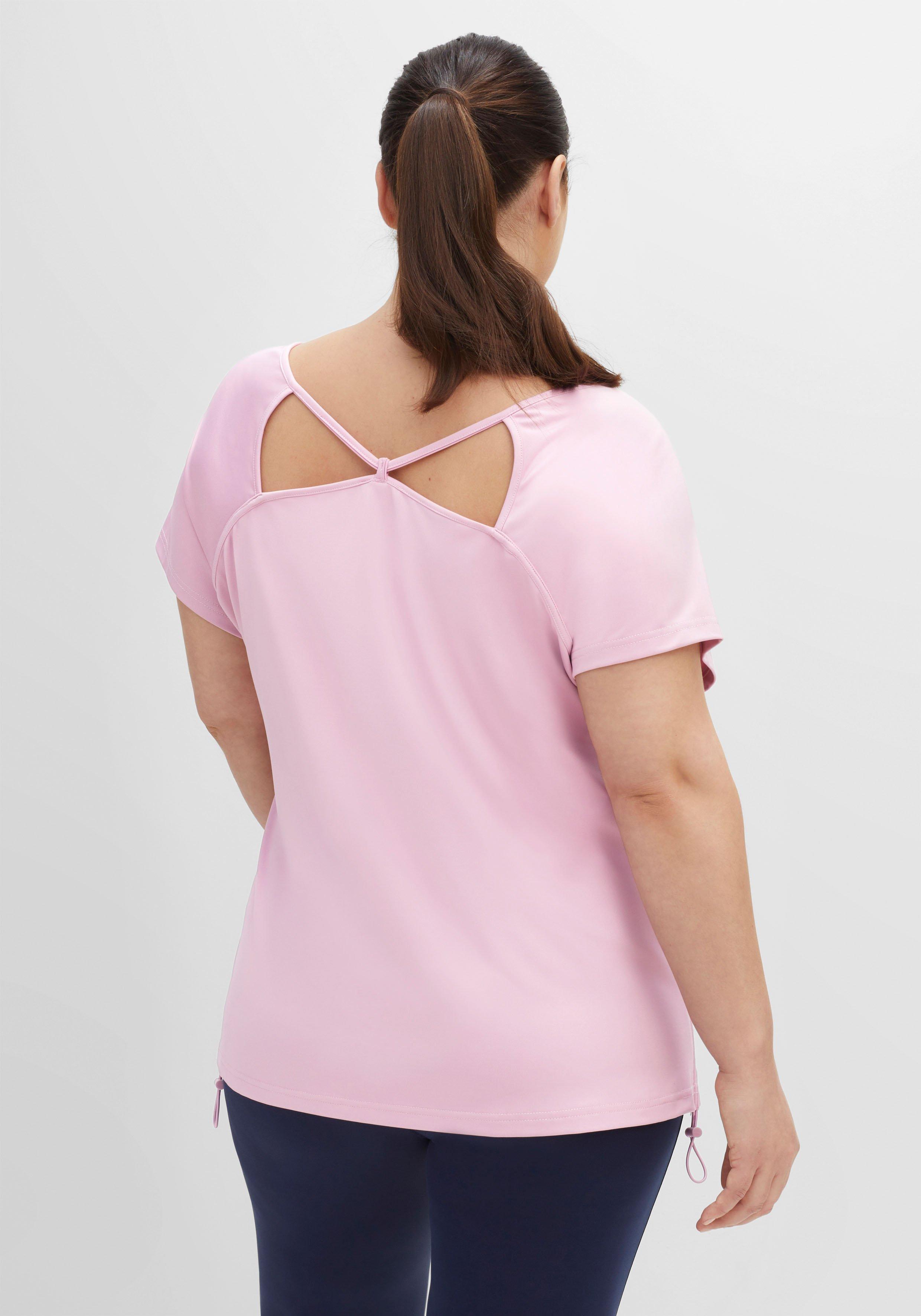 Funktionsshirt mit raffiniertem Rückenausschnitt
