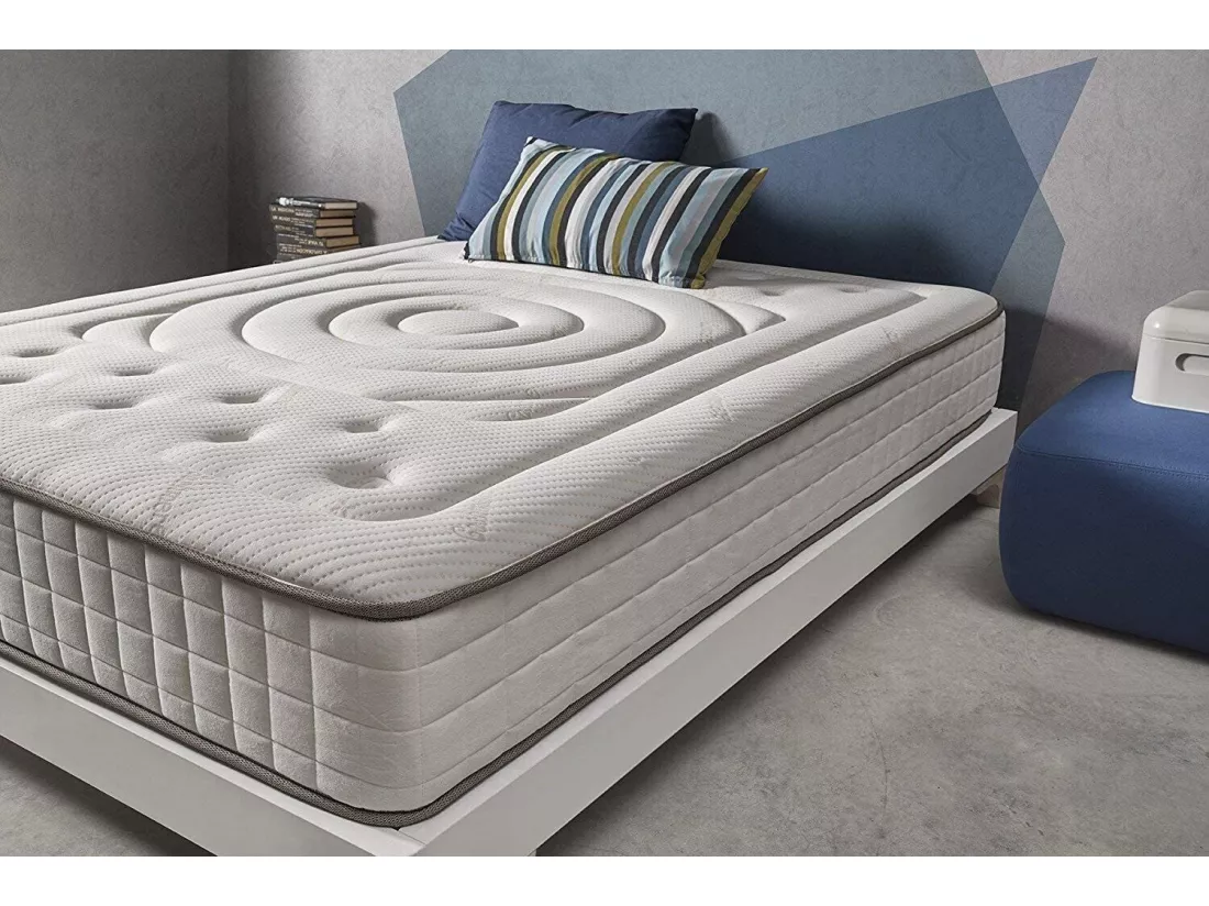 Matelas 180x200 mousse imperial cachemire® | mousse á mémoire de forme | épaisseur 25 cm | accueil moelleux | ferme | anti-acarien - hypoallergénique