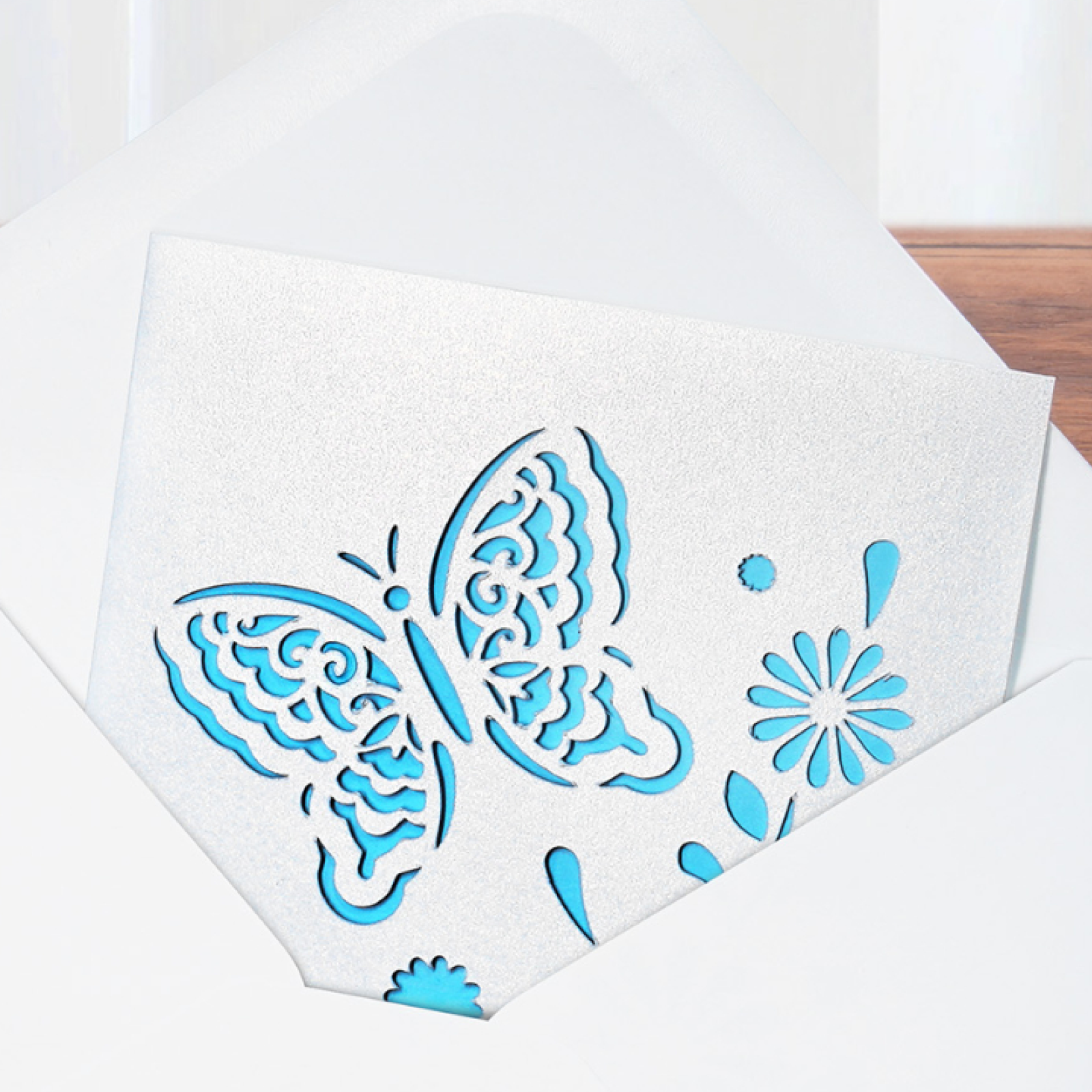 Bambu Lab  Pearlescent White Greeting Card Set    Perlweiße Grußkarten zum Selbergestalten