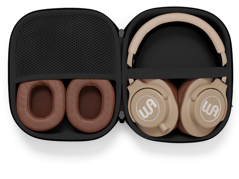 Warm Audio Over-Ear-Kopfhörer HeadRoom Studio Braun; Beige Geschlossener Studiokopfhörer für Mixing, Monitoring und kritisches Abhören