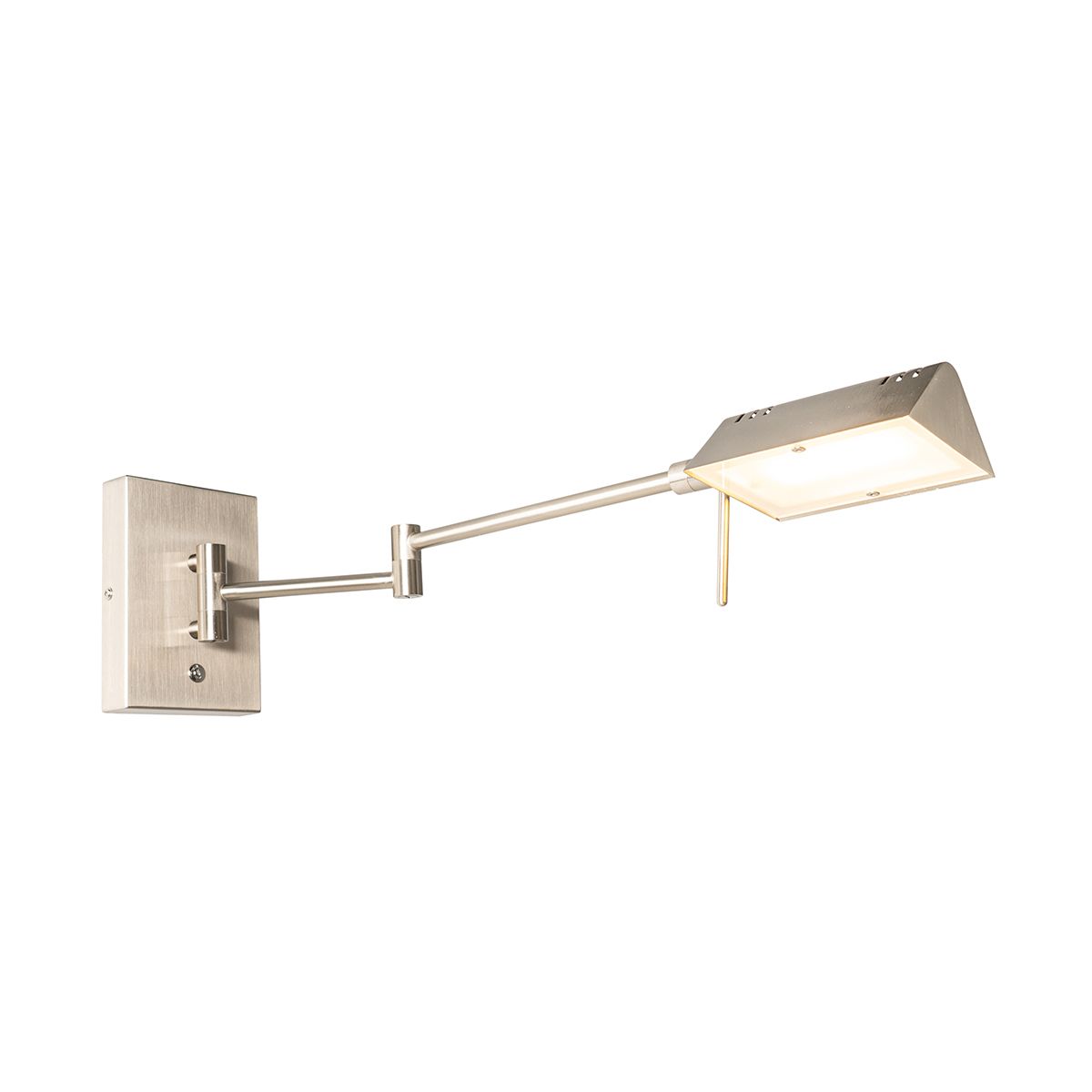 Design wandlamp staal incl. LED dimbaar - Notia