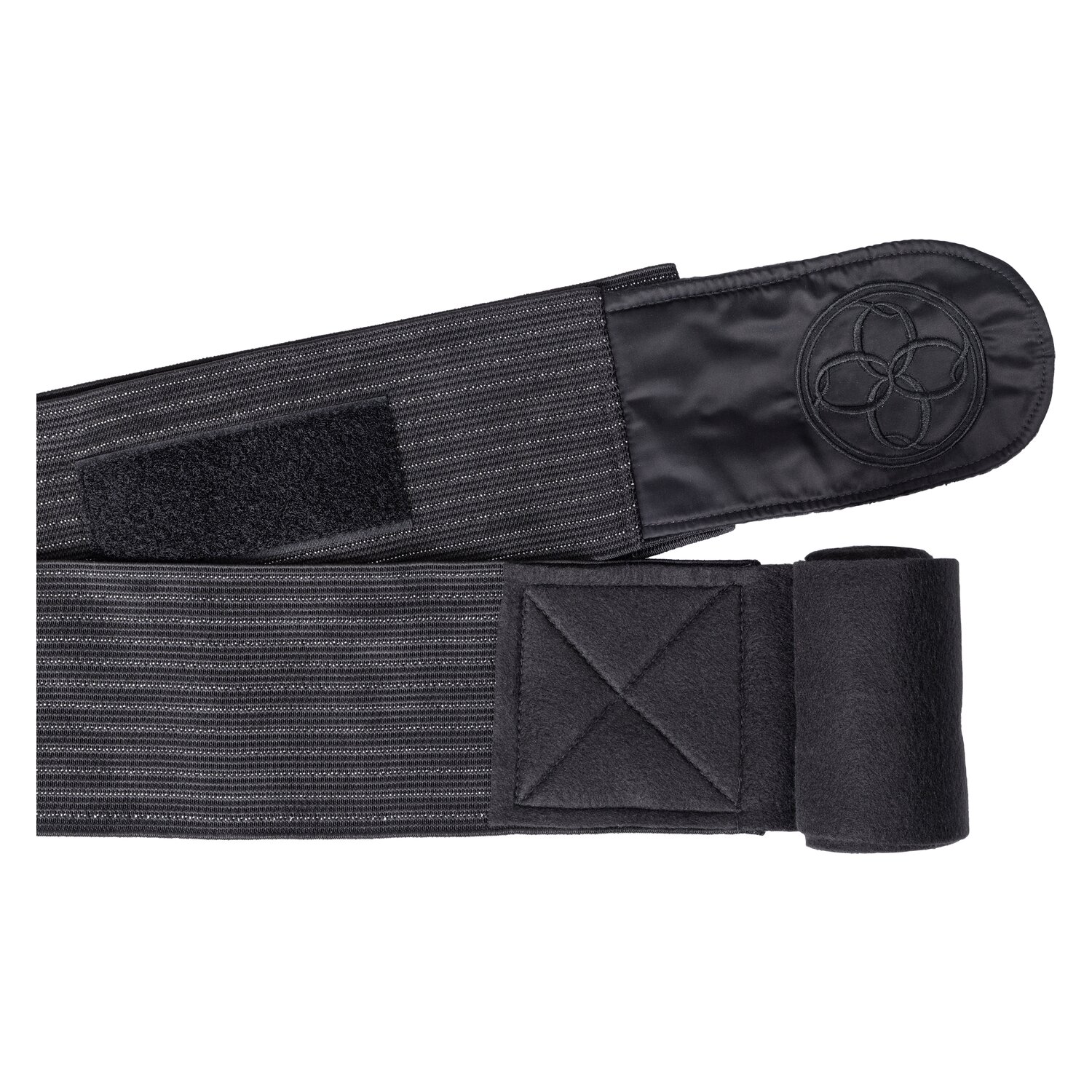 Passion 4Q Elastic Fleecebandagen Kombination  - black