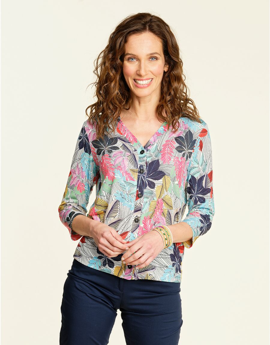 Chemise fluide fleurs XXL