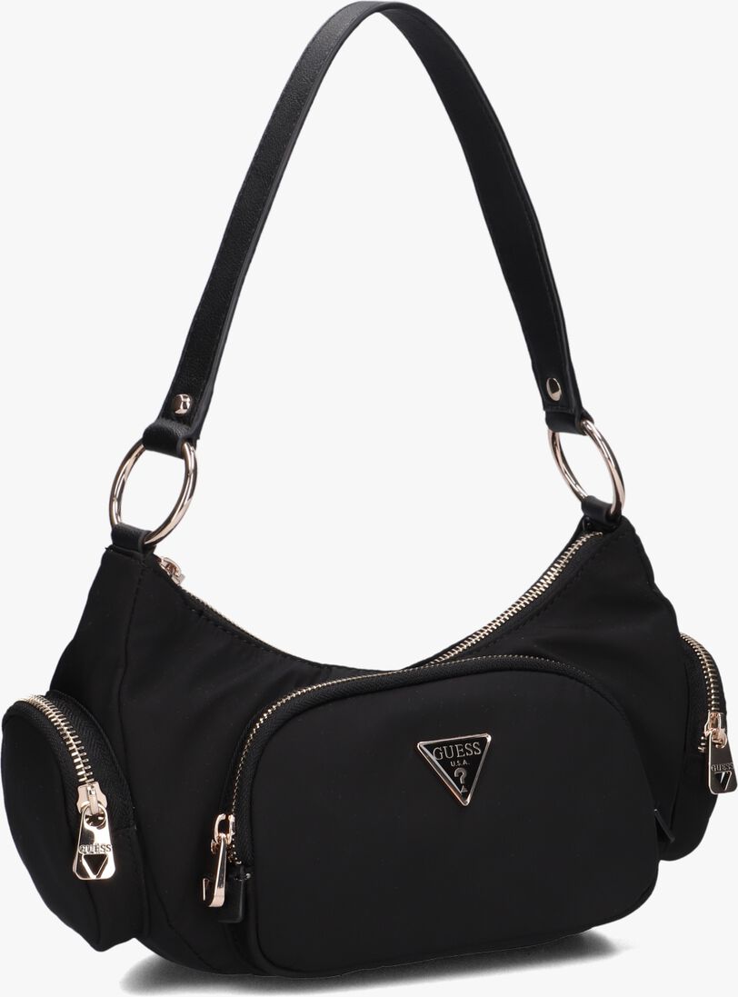 GUESS zwarte guess schoudertas eco gemma shoulder bag
