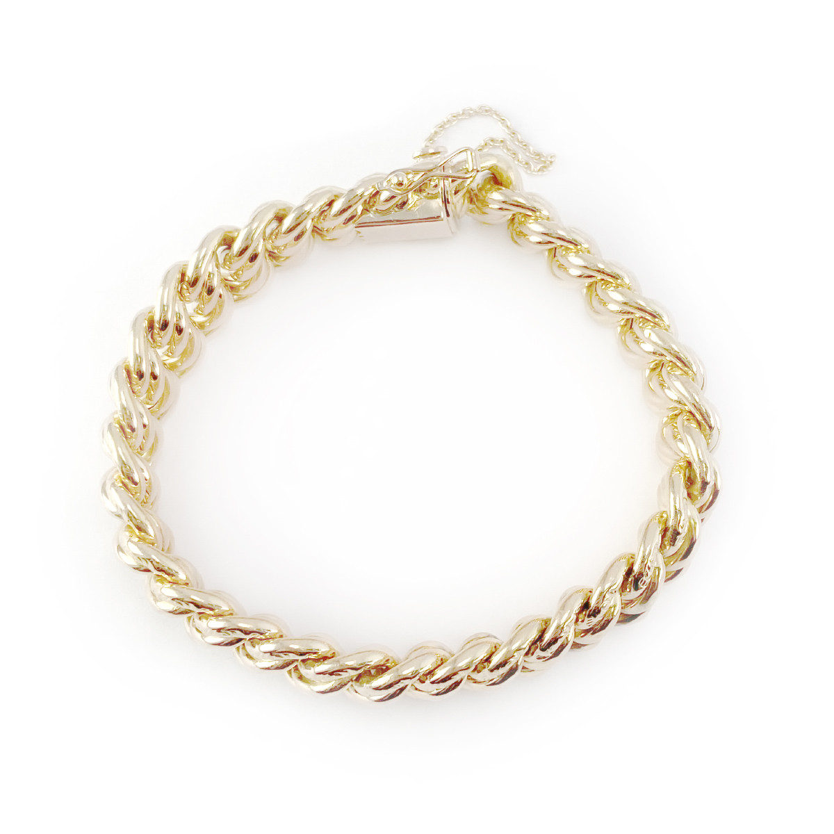 Bracelet d'occasion or 750 jaune maille américaine