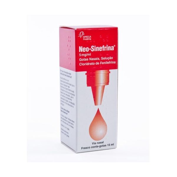 Neo-Sinefrina Gotas Congestão Nasais 5mg/ml 15ml