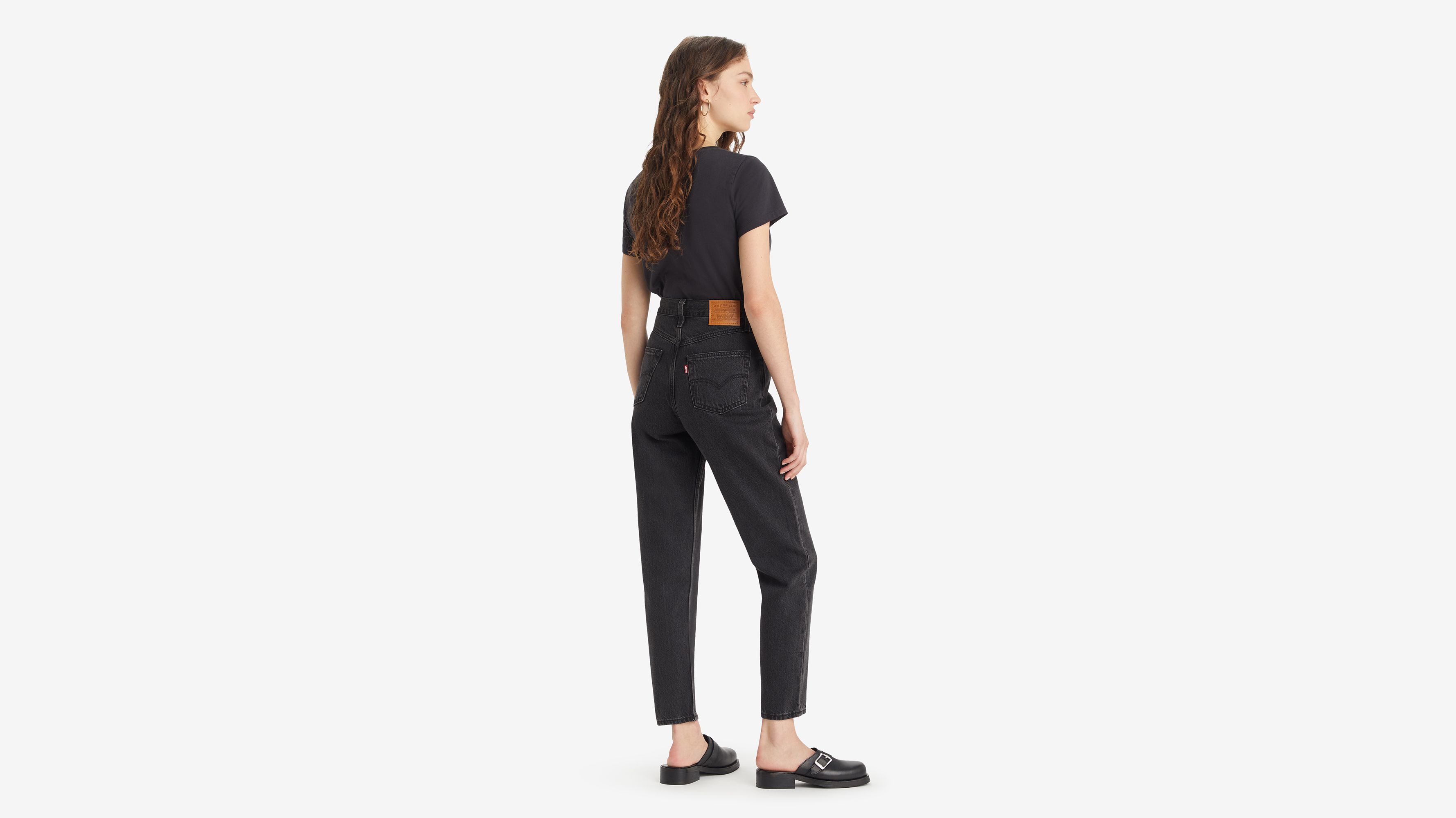 Jean Mom ’80 - Stonewash - Noir
