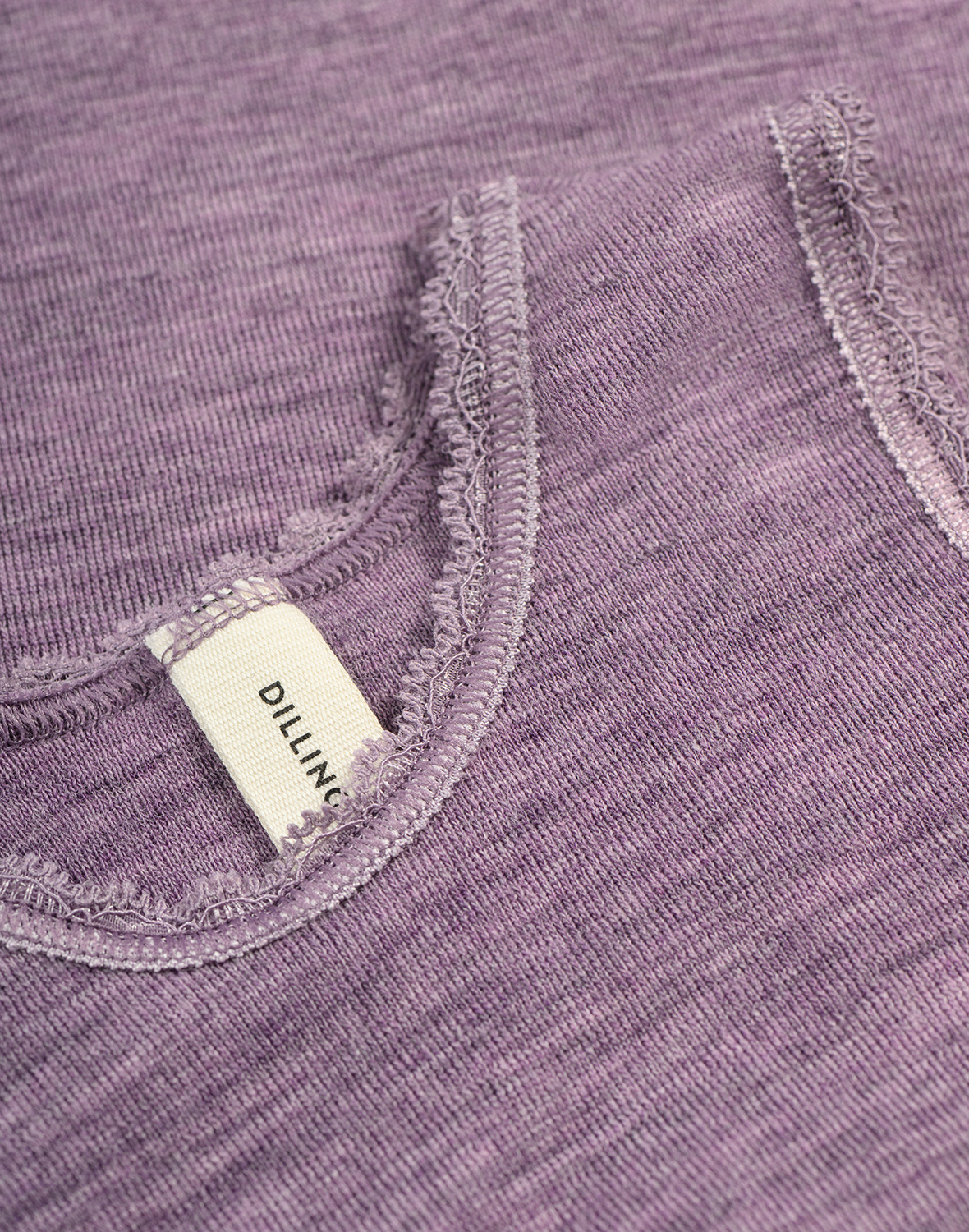 Hemd van merinowol voor baby's in Blushmelange