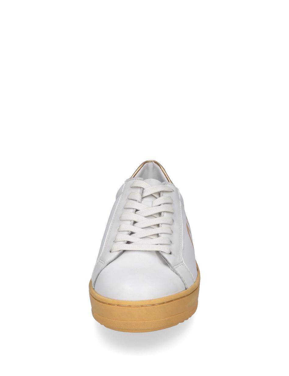 Sneaker Emilia 04, weiss-gold