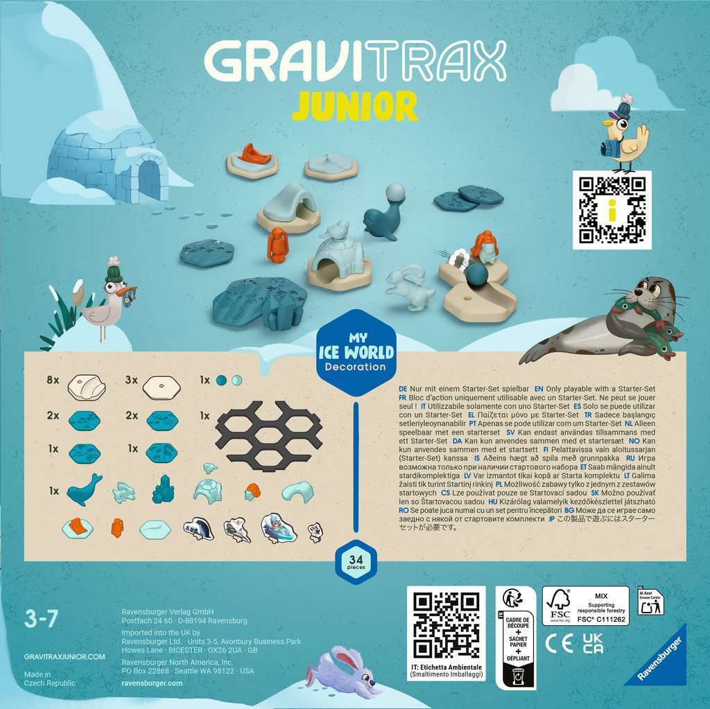 Ravensburger Spiel GraviTrax Junior Extension Ice