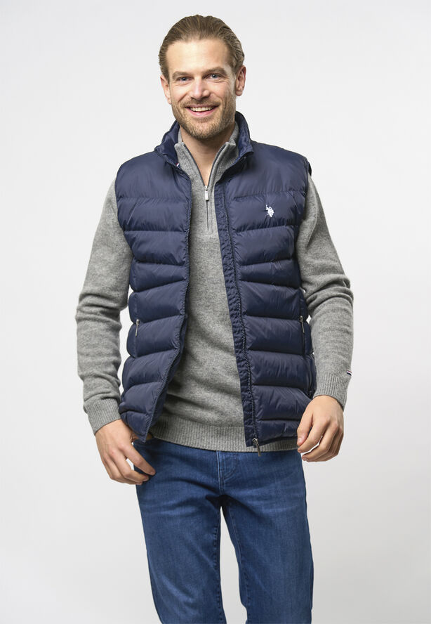 U.S. Polo Assn. USPA Vest Eugene Men 19-4020 dark sapphire