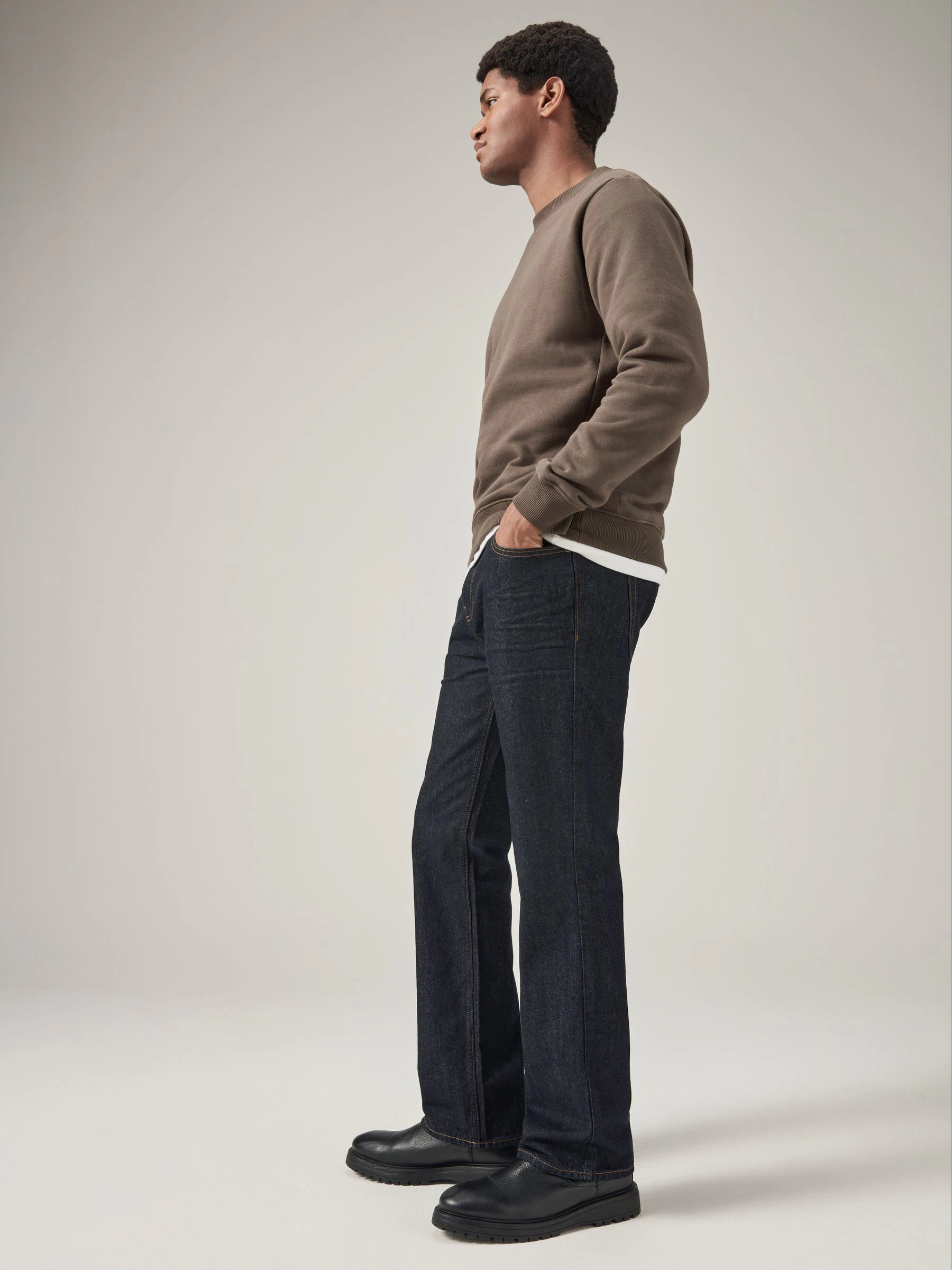 Donkerblauw - 100% katoenen authentic jeans