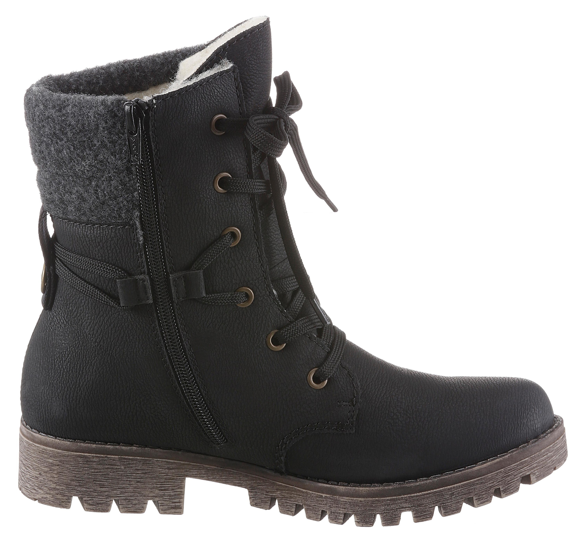 Rieker Winterboots  , Outdoorboots, Winterstiefelette, Profilsohle, mit TEX-Membran