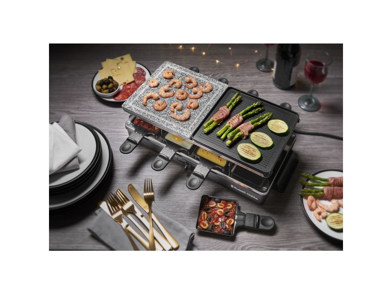 Russell Hobbs Multi Raclette 3 in 1 8 Personen Raclettegrill
