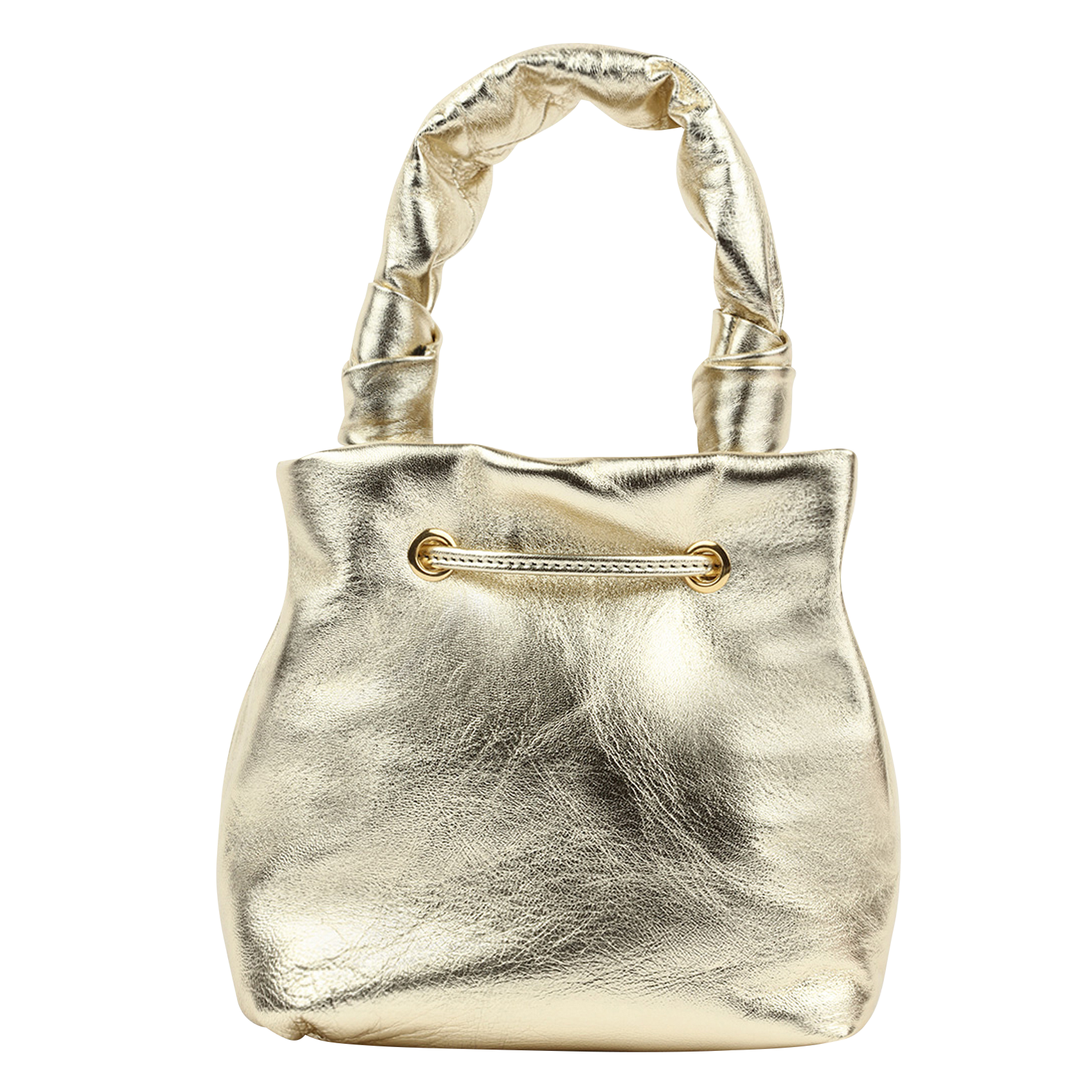 PETITE TENDRESSE - Sac à main bourse en cuir| Doré