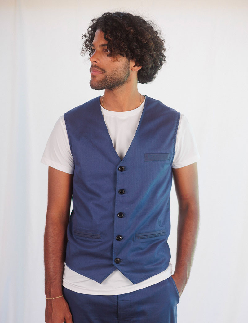 HBT ARMY | YANN GILET BLEU