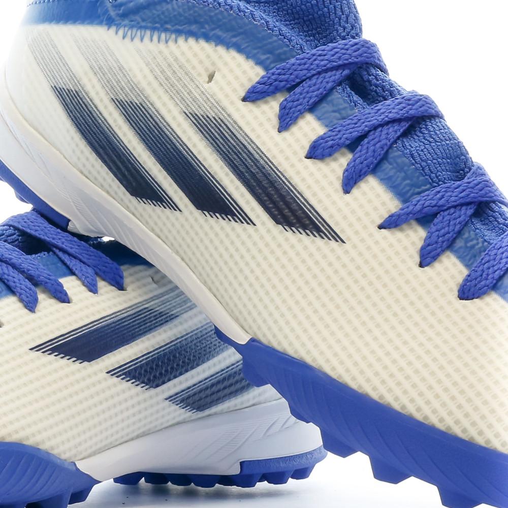 Adidas Chaussures de Futsal Bleu/Blanc Garçon Adidas X Speedflow.3 Tf J