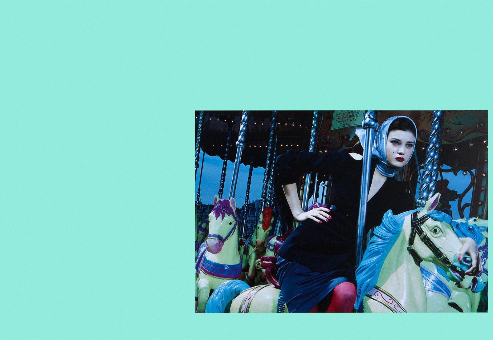 La Manège Enchanté #1 by Miles Aldridge - Limited Edition. Edition of: 180. Certificate of Authenticity.