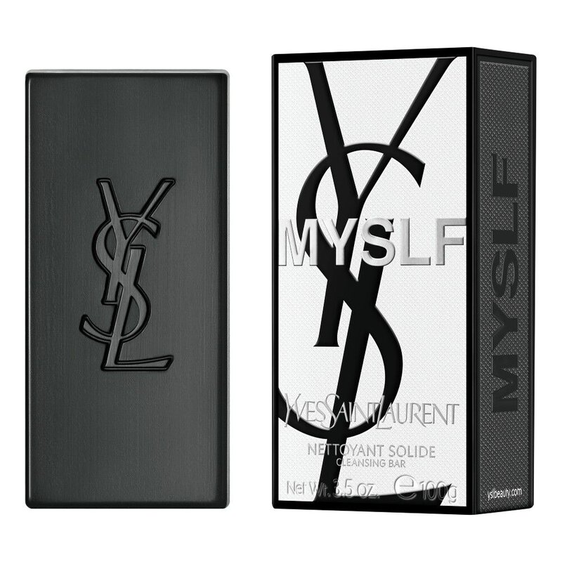 MYSLF 4EN1 NETTOYANT SOLIDE  MYSLF, LE NOUVEAU PARFUM POUR HOMME RECHARGEABLE PAR YVES SAINT LAURENT. L'EXPRESSION DE L'HOMME QUE VOUS ÊTES, TOUT EN NUANCE