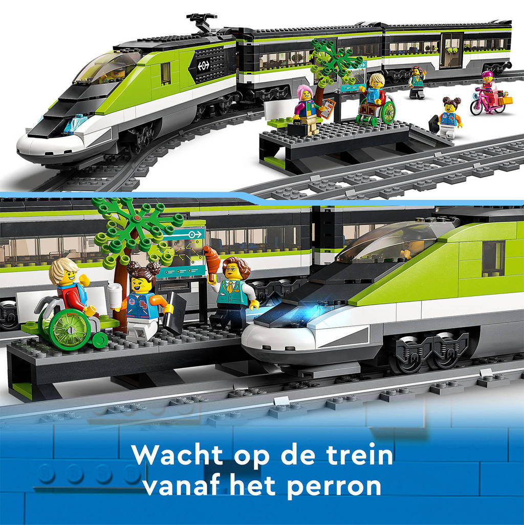 Onze zoon gaat dit helemaal geweldig vinden!Trains Passagierssneltrein Bestuurbare Trein Speelgoed 60337